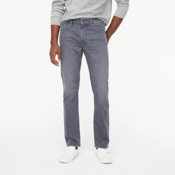 2023 J Crew Jeans Straight Fit Grey Signature Flex Mens 29x32 $110
